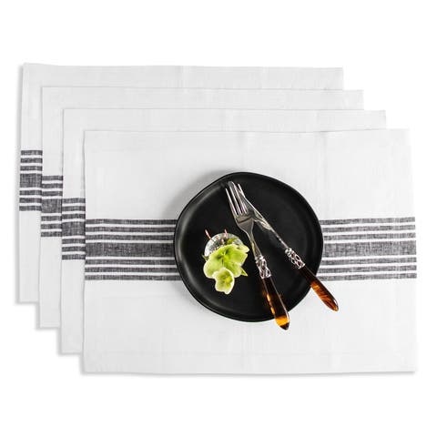 Linen Placemats - Farmhouse, 14" x 19" Inch