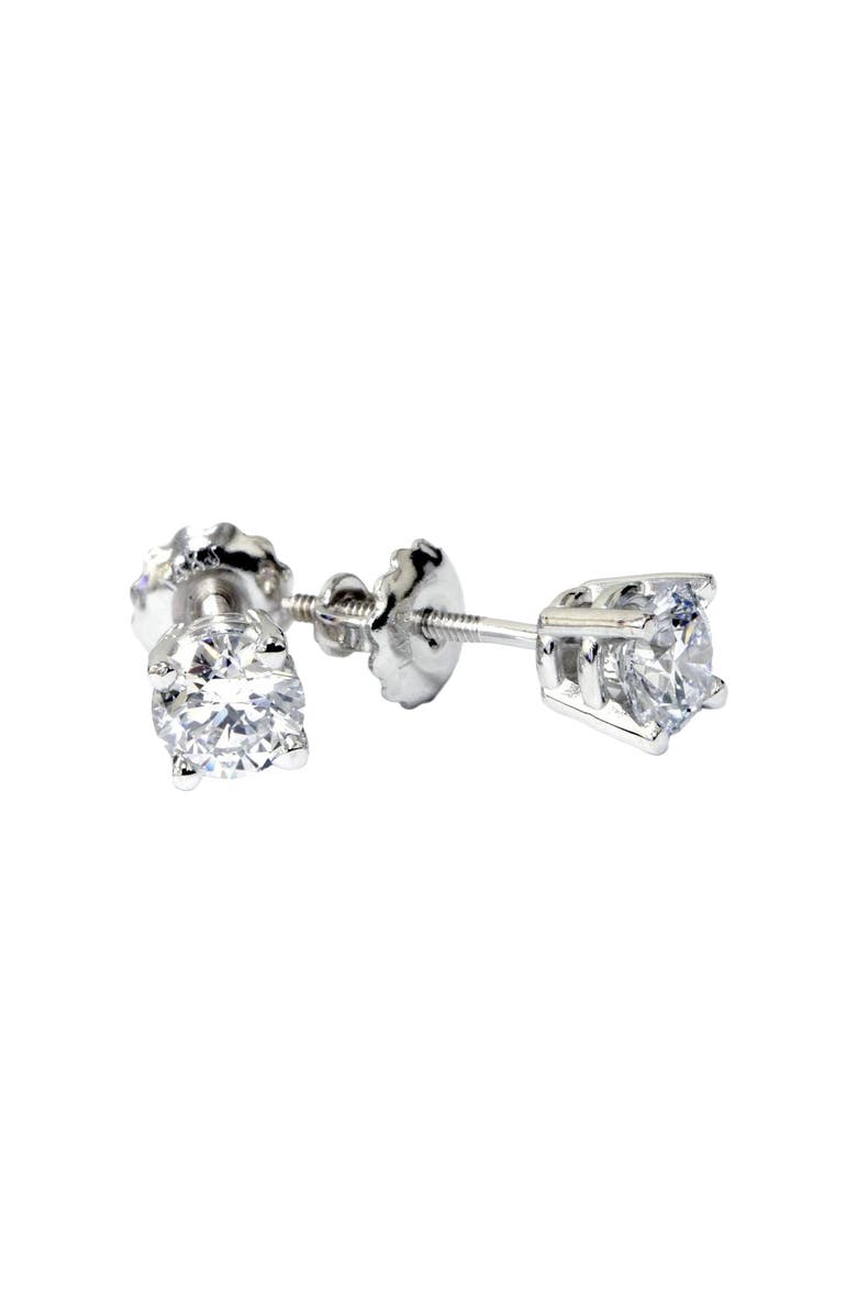 Bliss Diamond 5/8ct Round Diamond Excellent Studs Screw Backs 14k Gold Lab Grown, Alternate, color, 
