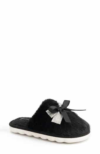 Bow Faux Fur Slipper
