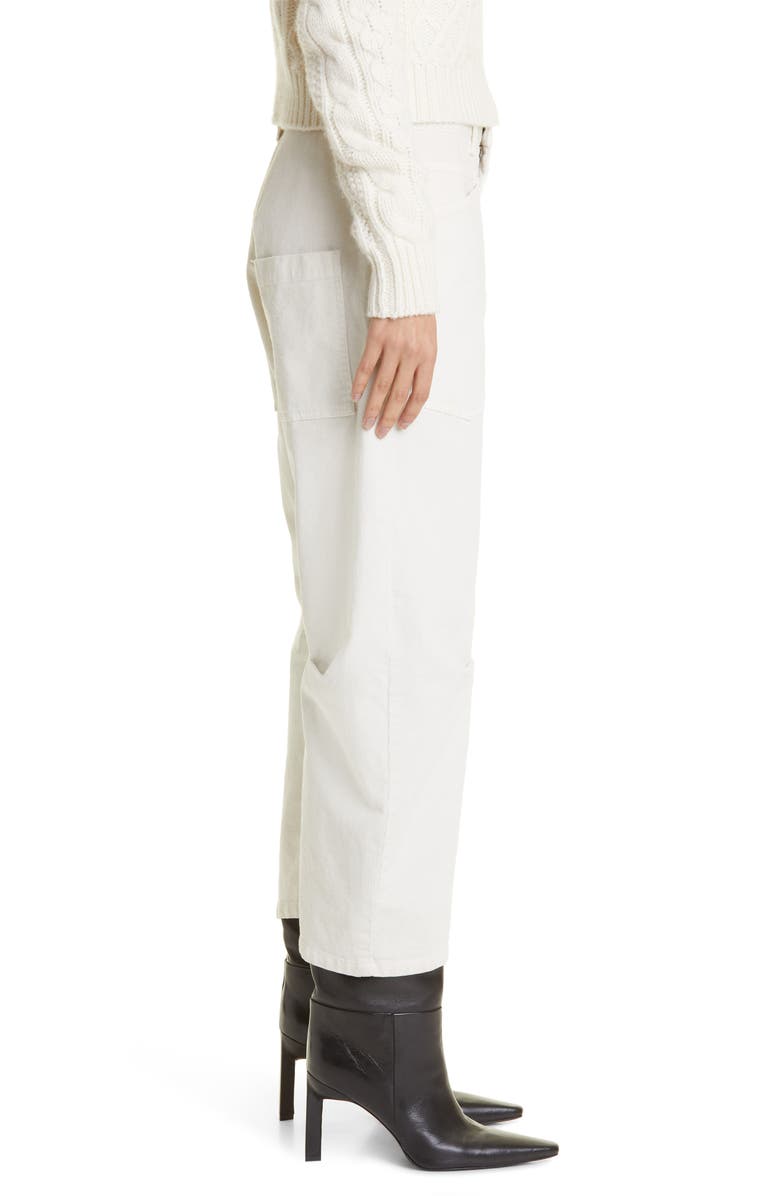 Nili Lotan Shon Corduroy Pants, Alternate, color, Winter White