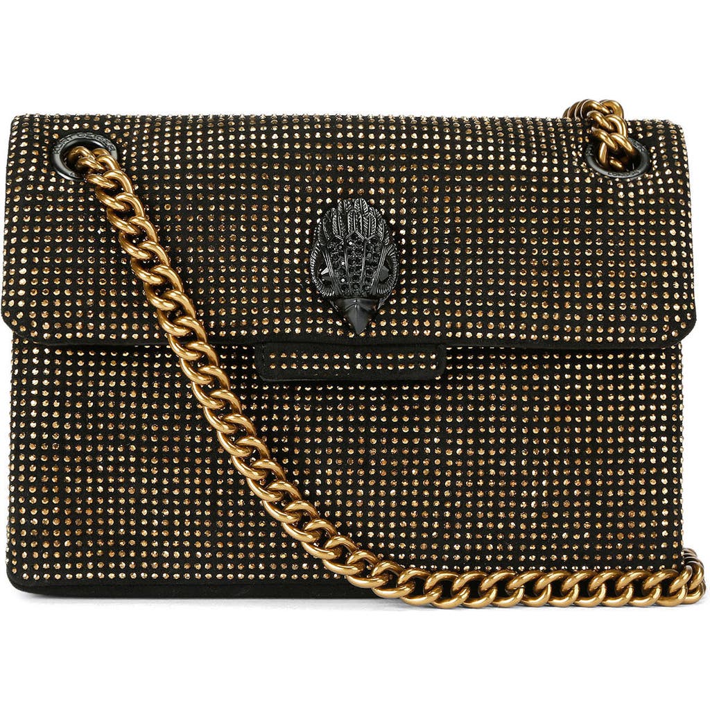 Kurt Geiger London Mini Kensington Fabric Convertible Crossbody Bag In Neutral