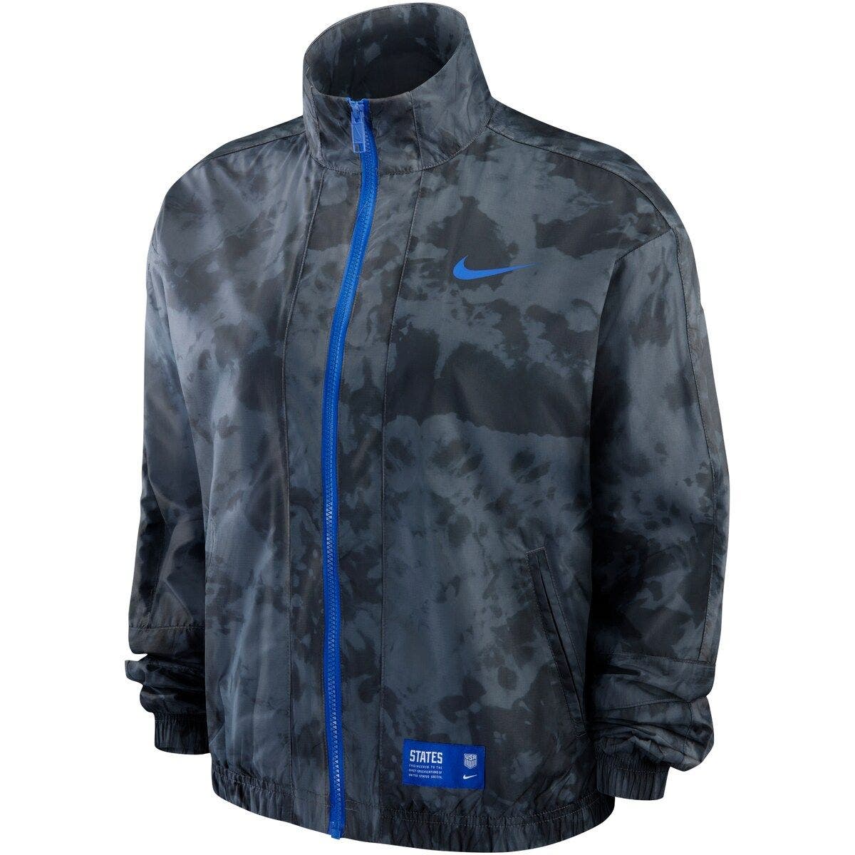 Women's Nike  Black USMNT Essential Full-Zip Jacket - image 2