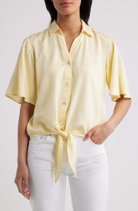 Roxanna Tie Hem Shirt