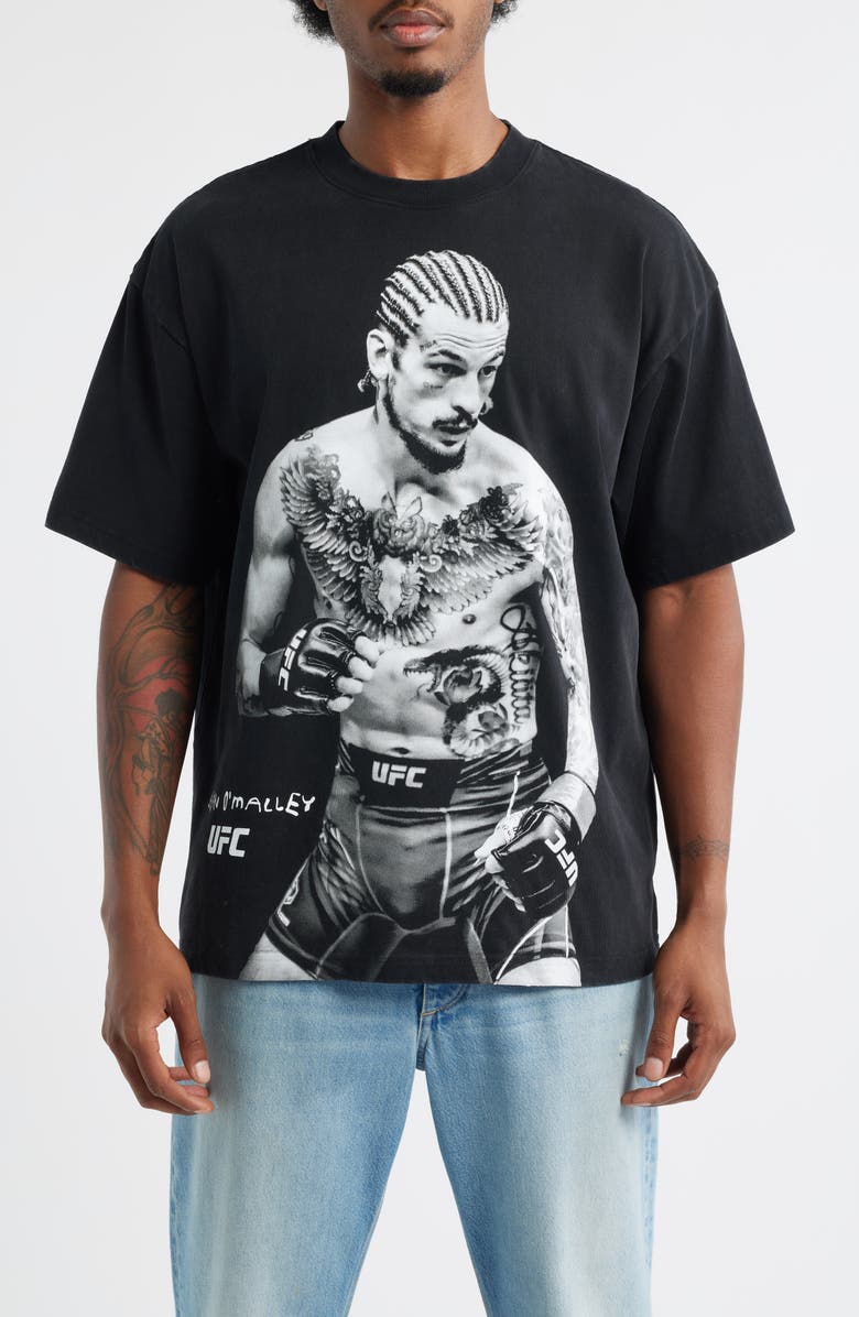 ID Supply Co UFC O'Malley Strike Zone Graphic T-Shirt, Main, color, Washed Black