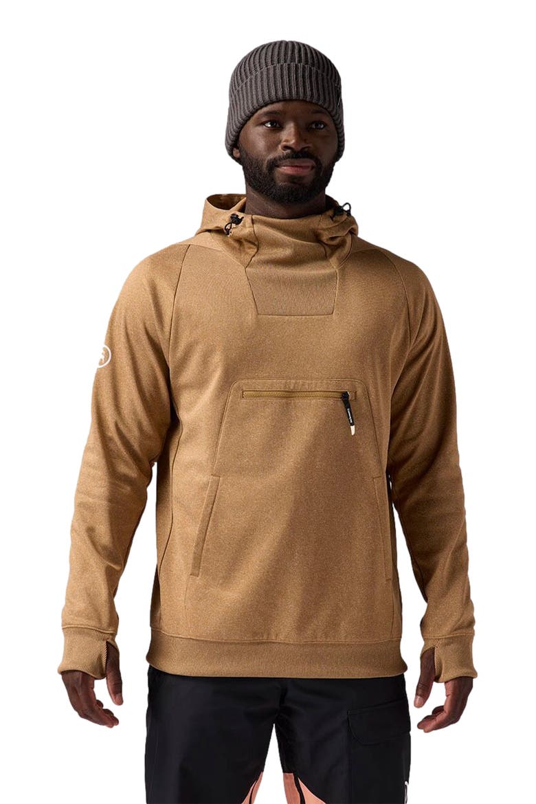 Meltdown Water-Resistant Hoodie - Men's, Main, color, Bistre Heather