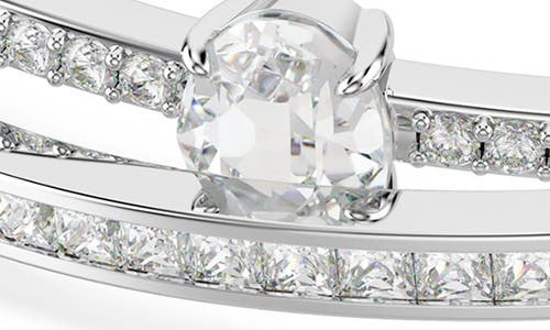 Swarovski Hyperbola Bangle Bracelet In White Gold