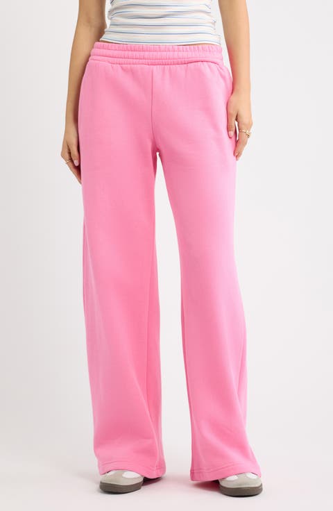Low Rise Wide Leg Sweatpants
