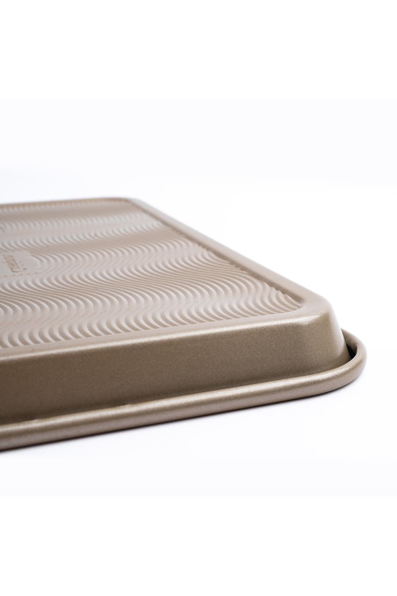 17.5 x 11.75-Inch Rectangular Steel Nonstick Baking Sheet Pan, Alternate, color, Brown