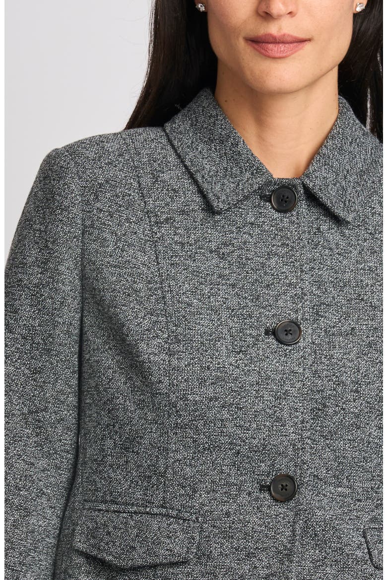 Cropped Tailored Jacket, Alternate, color, BLACK MULTI