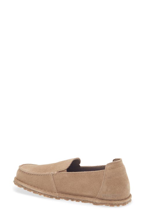 Birkenstock Utti Moc Toe Loafer In Gray Taupe