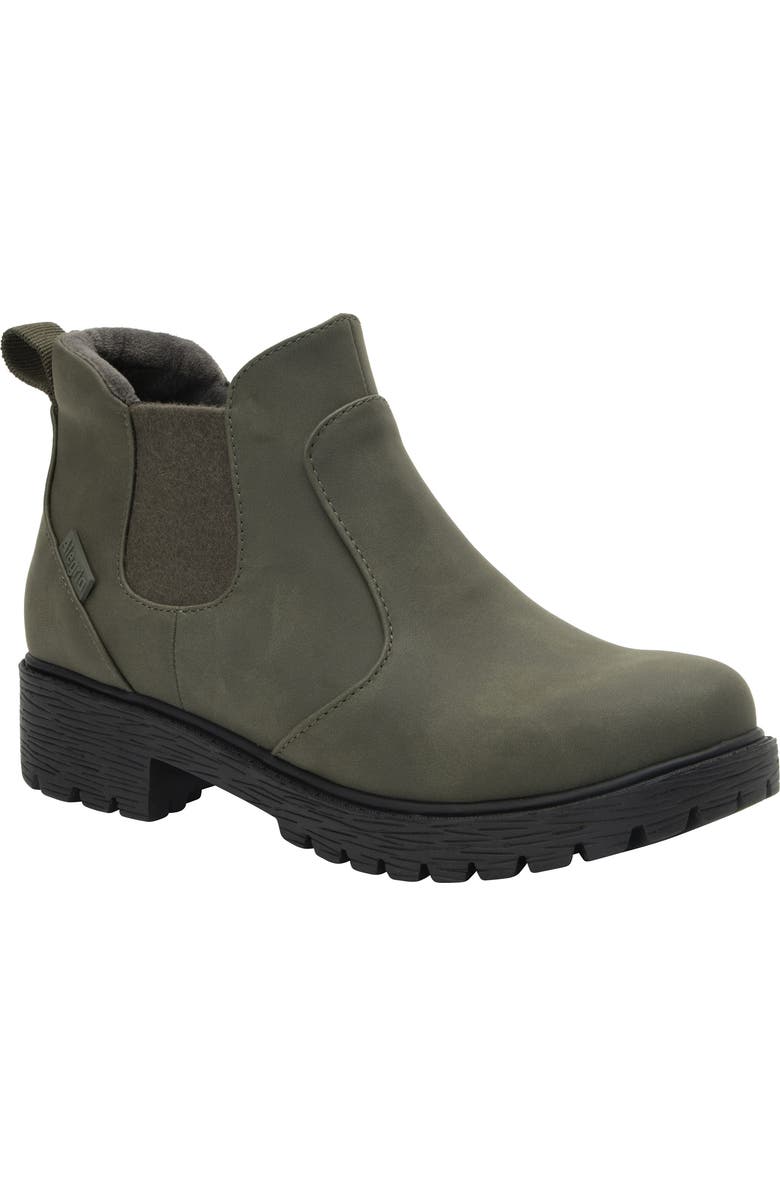 Alegria by PG Lite Rowen Waterproof Chelsea Boot, Main, color, Moss