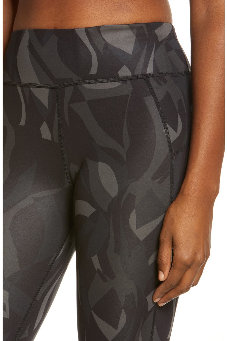 All Day High Waist 7/8 Leggings, Alternate, color, BLACK CARVE PRINT