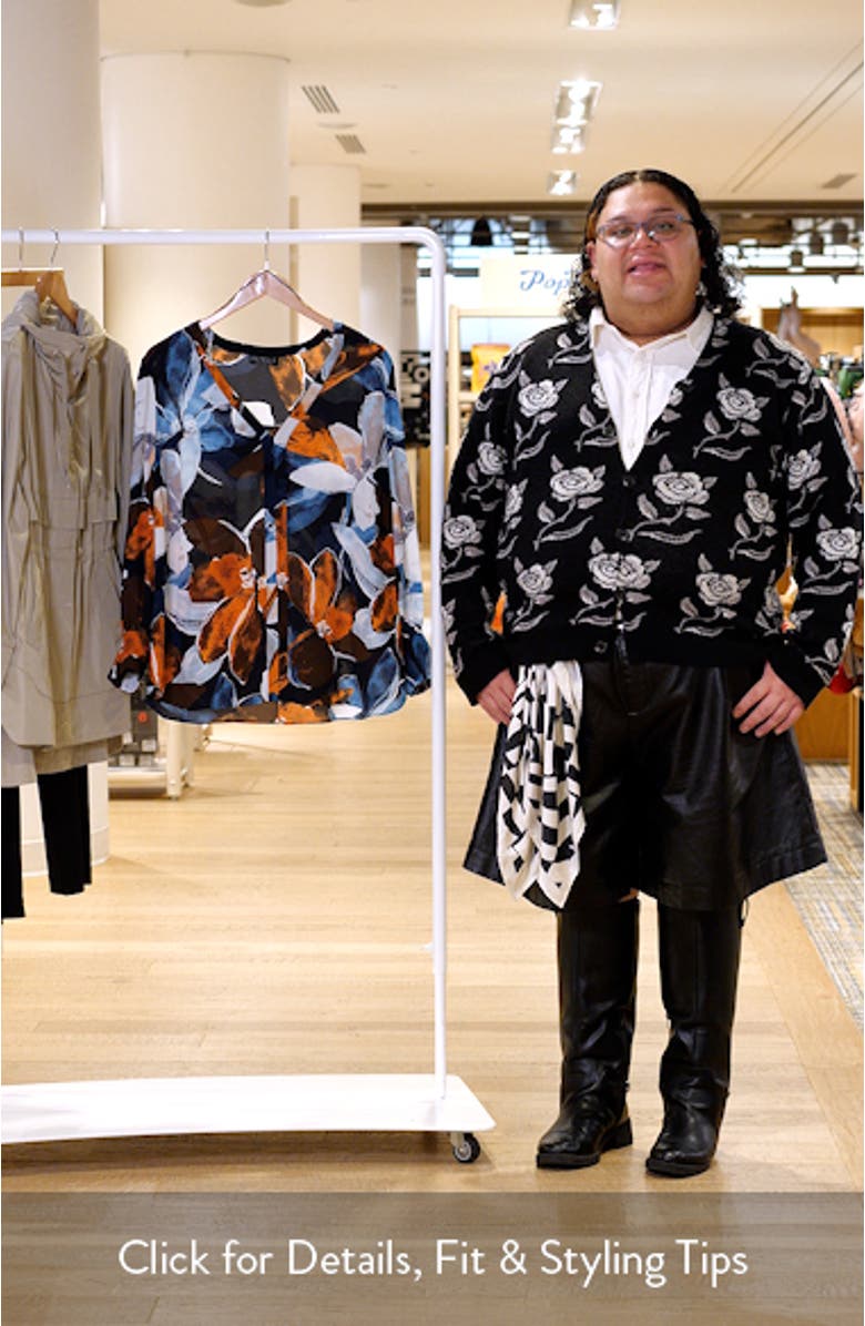 Annette Floral Popover Top, sales video thumbnail