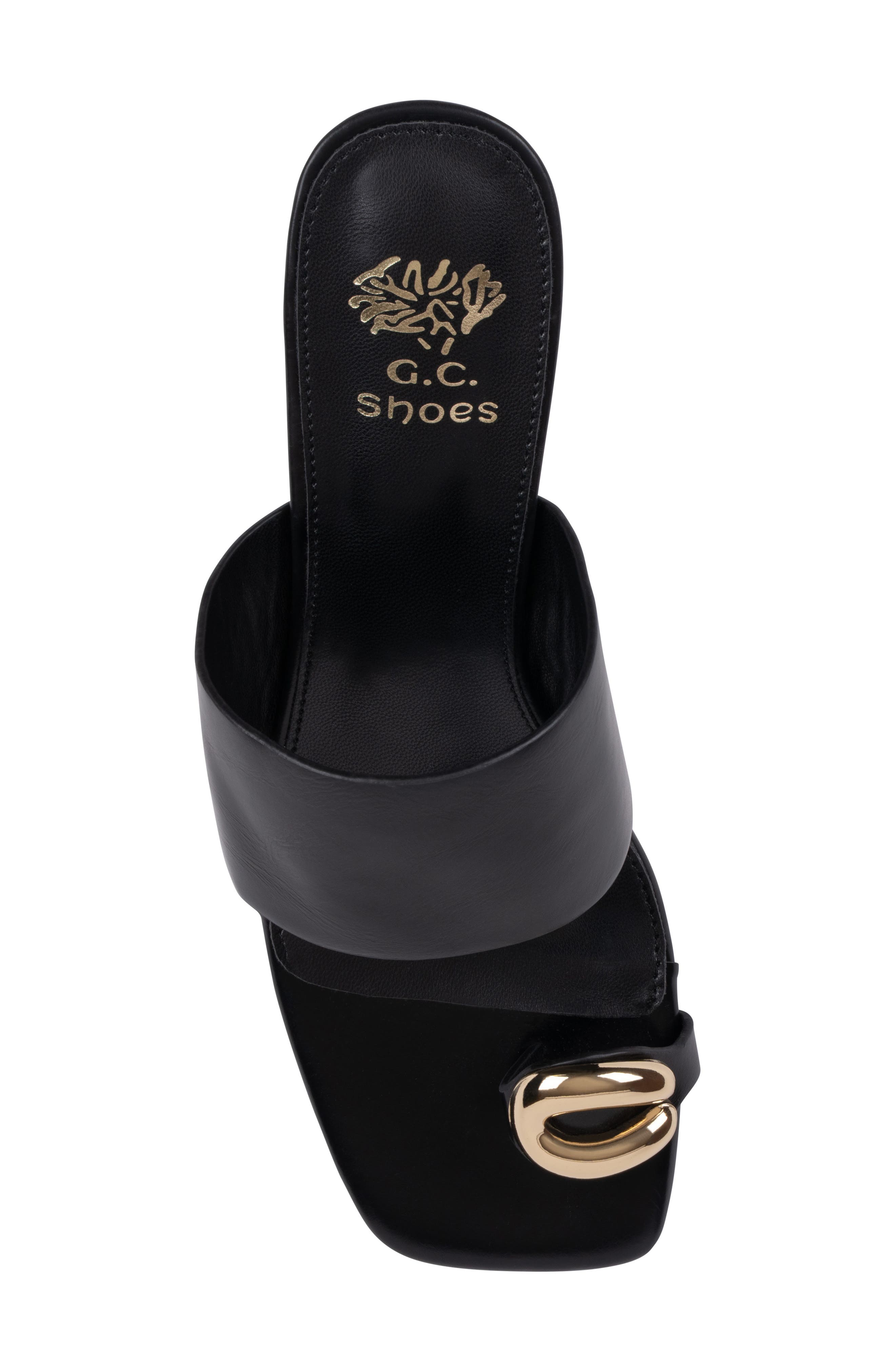 GOOD CHOICE NEW YORK Carmela Toe Loop Sandal, Alternate, color, Black