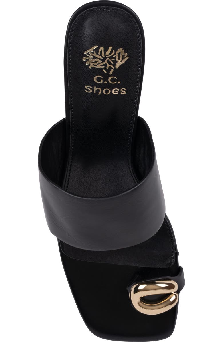 GOOD CHOICE NEW YORK Carmela Toe Loop Sandal, Alternate, color, Black