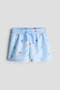  Light Blue/Patterned