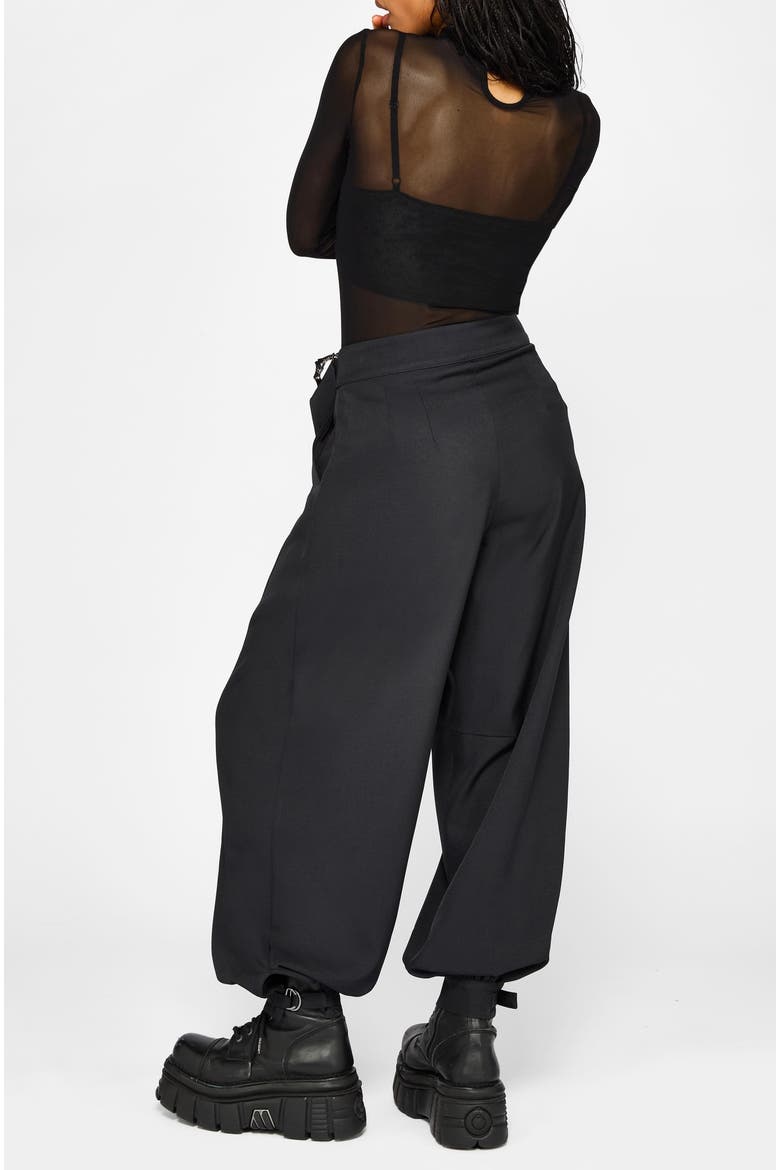 Taylor D-Ring Balloon Trouser, Alternate, color, Black