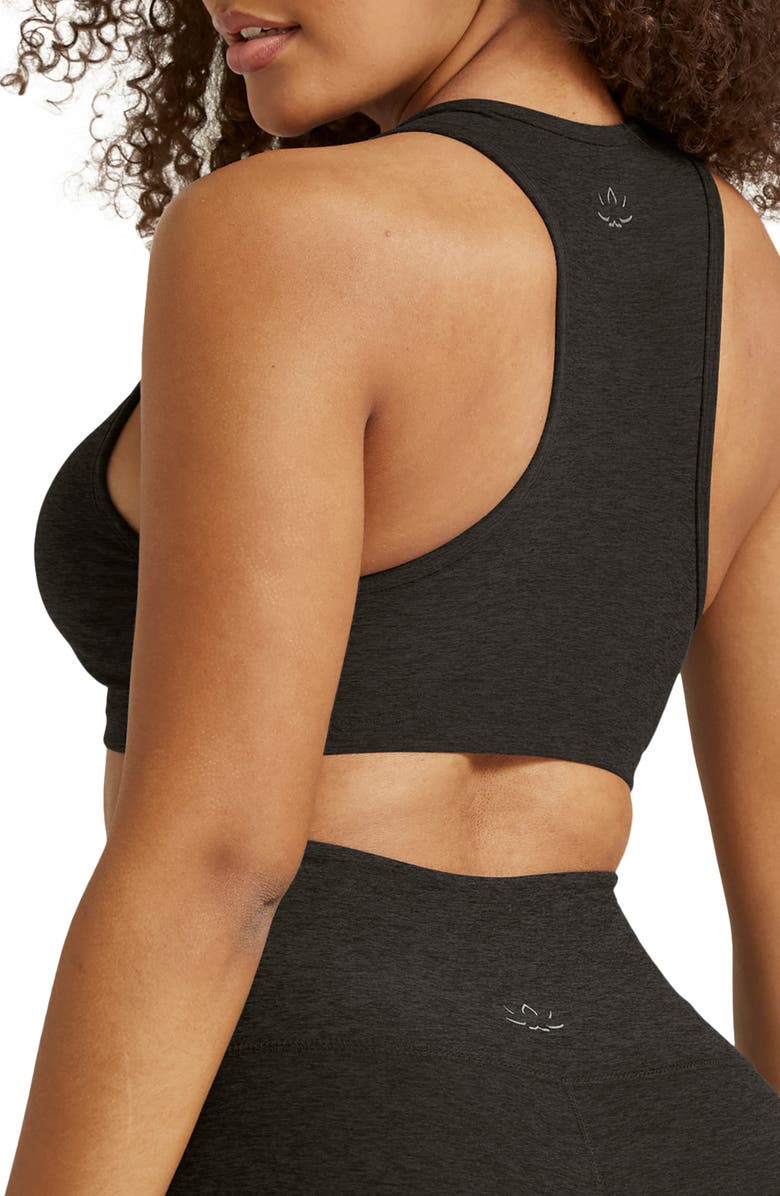 Beyond Yoga Lift Your Spirits Sports Bra, Alternate, color, Darkest Night