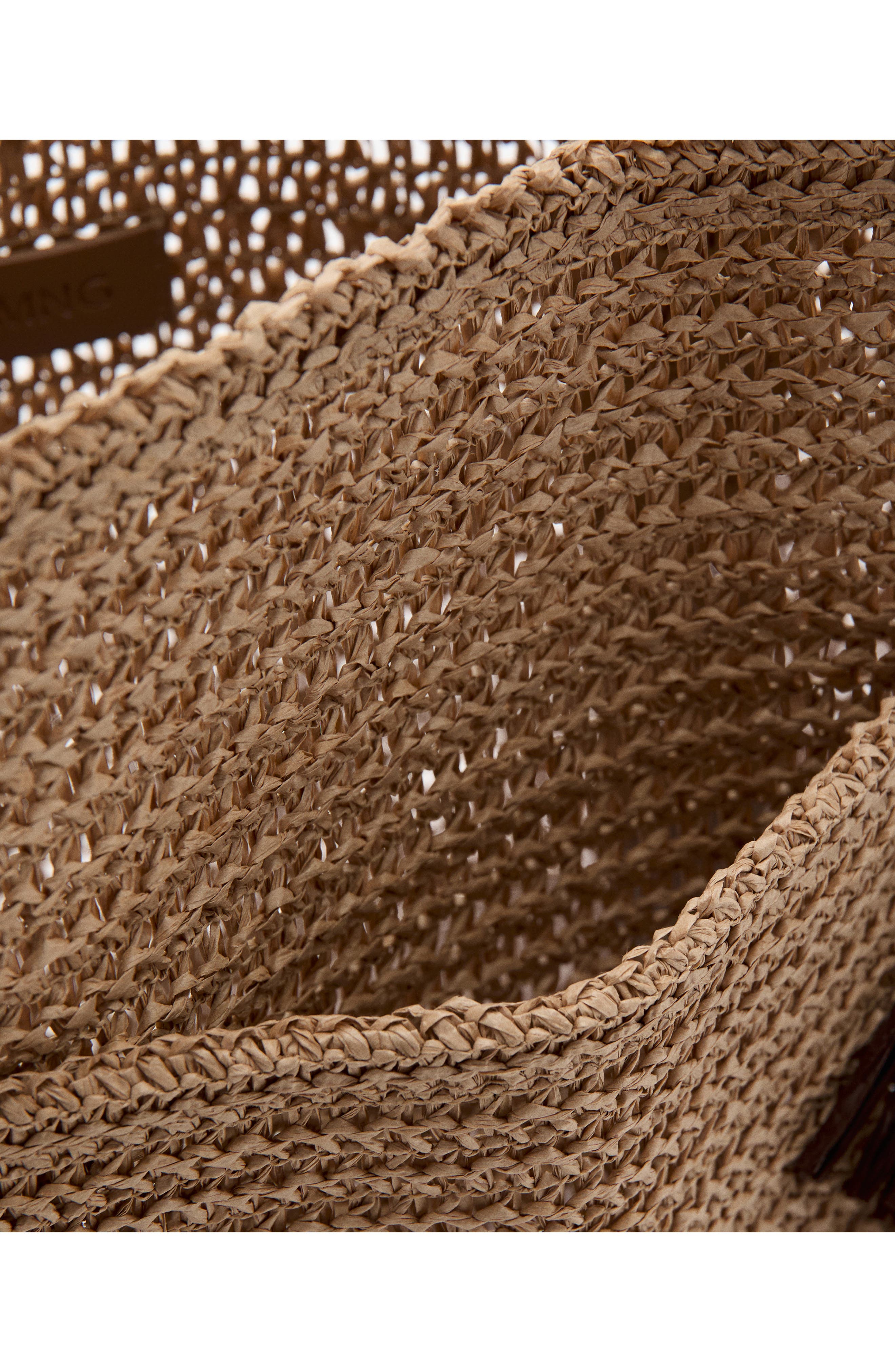 MANGO Natural Fiber Tote, Alternate, color, 