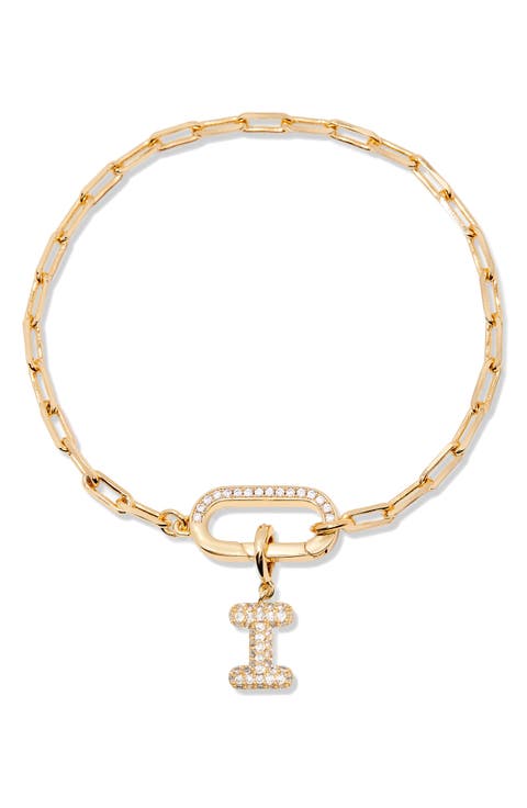 Petra Initial Charm Bracelet