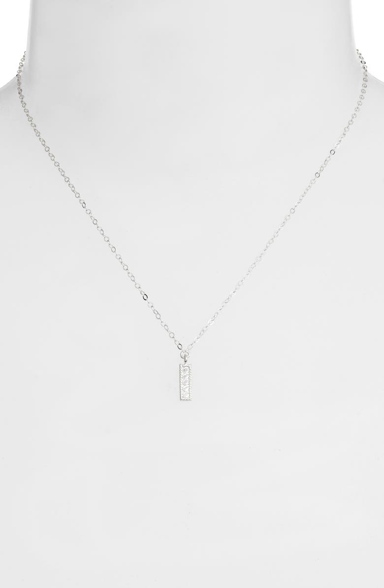 Anna Beck Mini Vertical Bar Charity Pendant Necklace, Alternate, color,