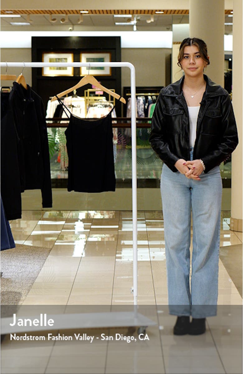 Perfect Line Tulle Trim Stretch Modal Camisole, sales video thumbnail