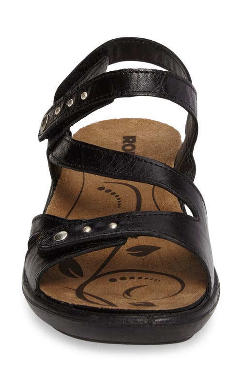 Romika ® Ibiza 70 Sandal In Black Leather
