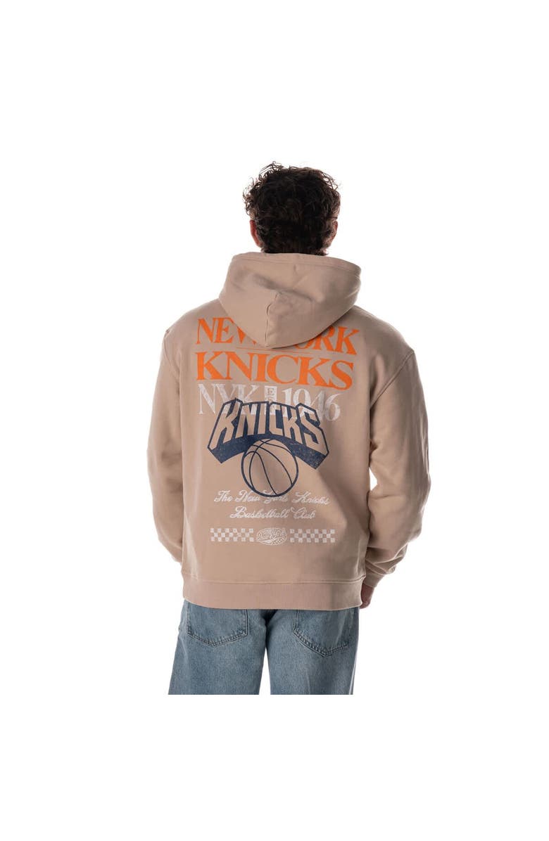 THE WILD COLLECTIVE Unisex The Wild Collective  Tan New York Knicks Mantra Premium Hoodie, Alternate, color, Tan