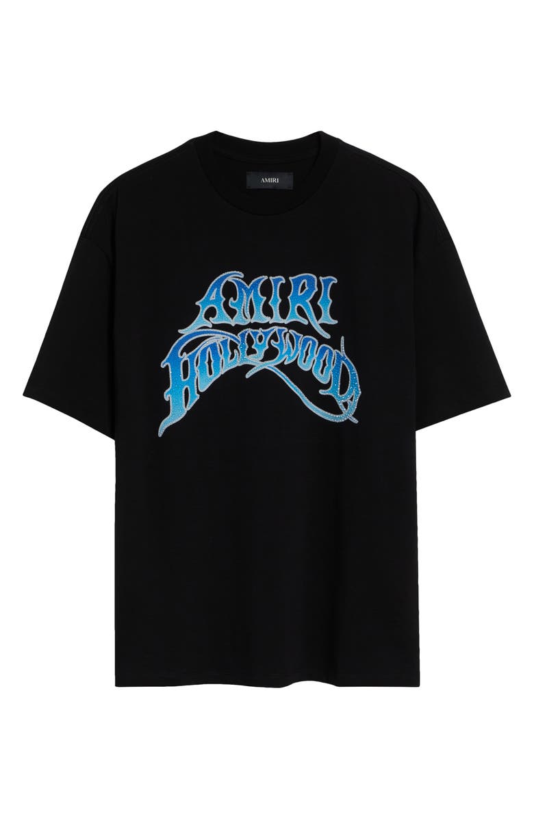 AMIRI Crystal Skater Cotton Graphic T-Shirt, Main, color, Black