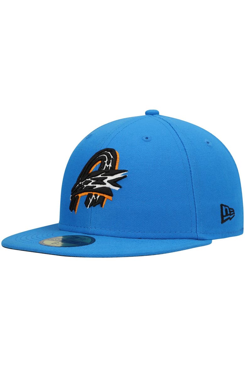 Men's New Era Royal Akron RubberDucks Authentic Collection Team Alternate 59FIFTY Fitted Hat, Main, color, Royal