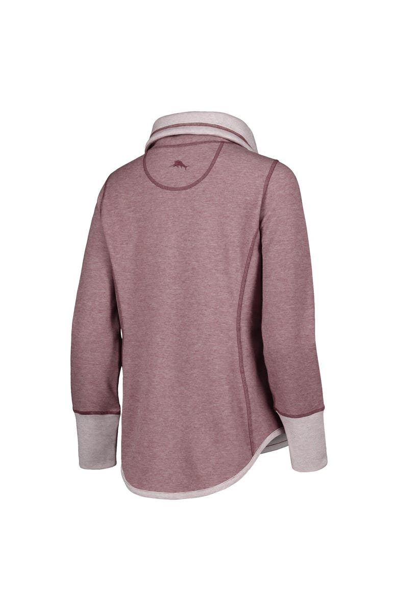 Tommy Bahama Women's Tommy Bahama Burgundy Washington Commanders Sport Sun Fade Full-Zip Sweatshirt, Alternate, color, 