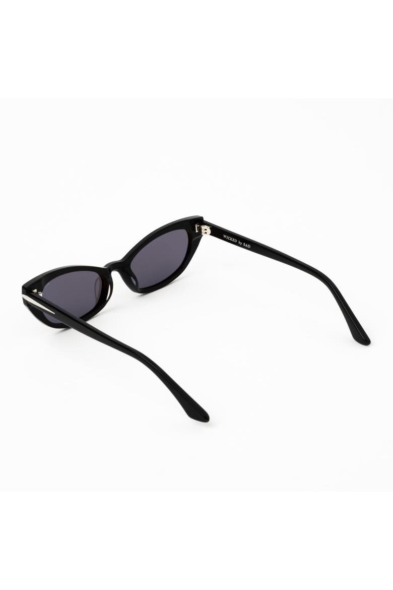Wicked Sunglasses, Alternate, color, Gloss Black - Polarized Black