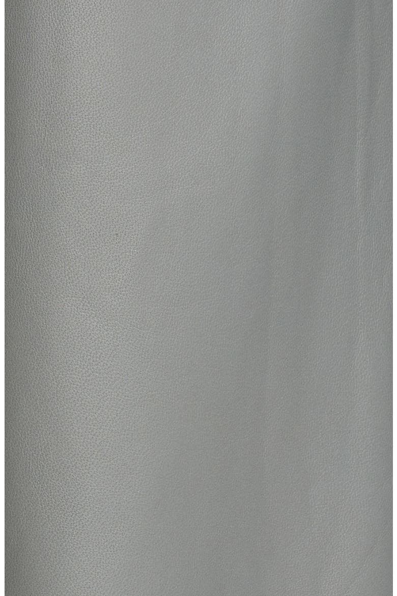 Leather Wide Leg Crop Pants, Alternate, color, SEA STONE