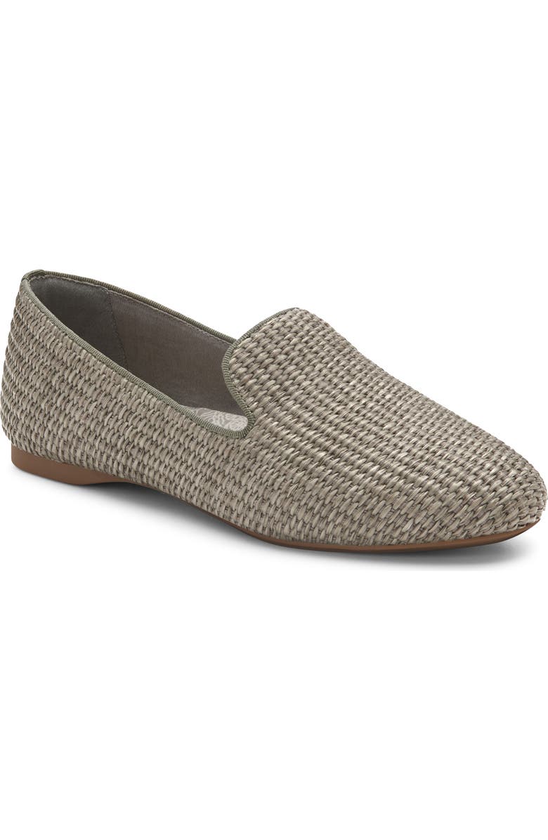 Birdies Starling Raffia Flat, Main, color,