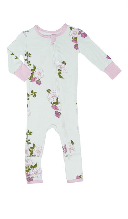 Everly Grey Convertible Romper Fitted Long Sleeve Pajama In White