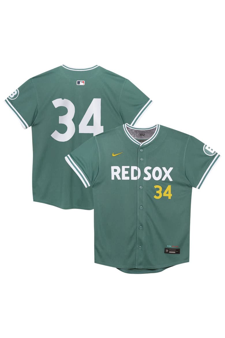Preschool Nike David Ortiz Green Boston Red Sox 2025 City Connect Limited Retired Player Jersey, Main, color, Green