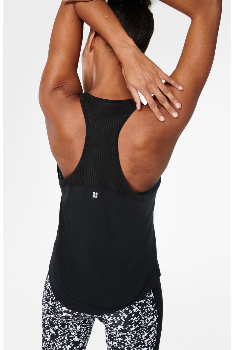 Breathe Easy Run Tank Top, Alternate, color, BLACK