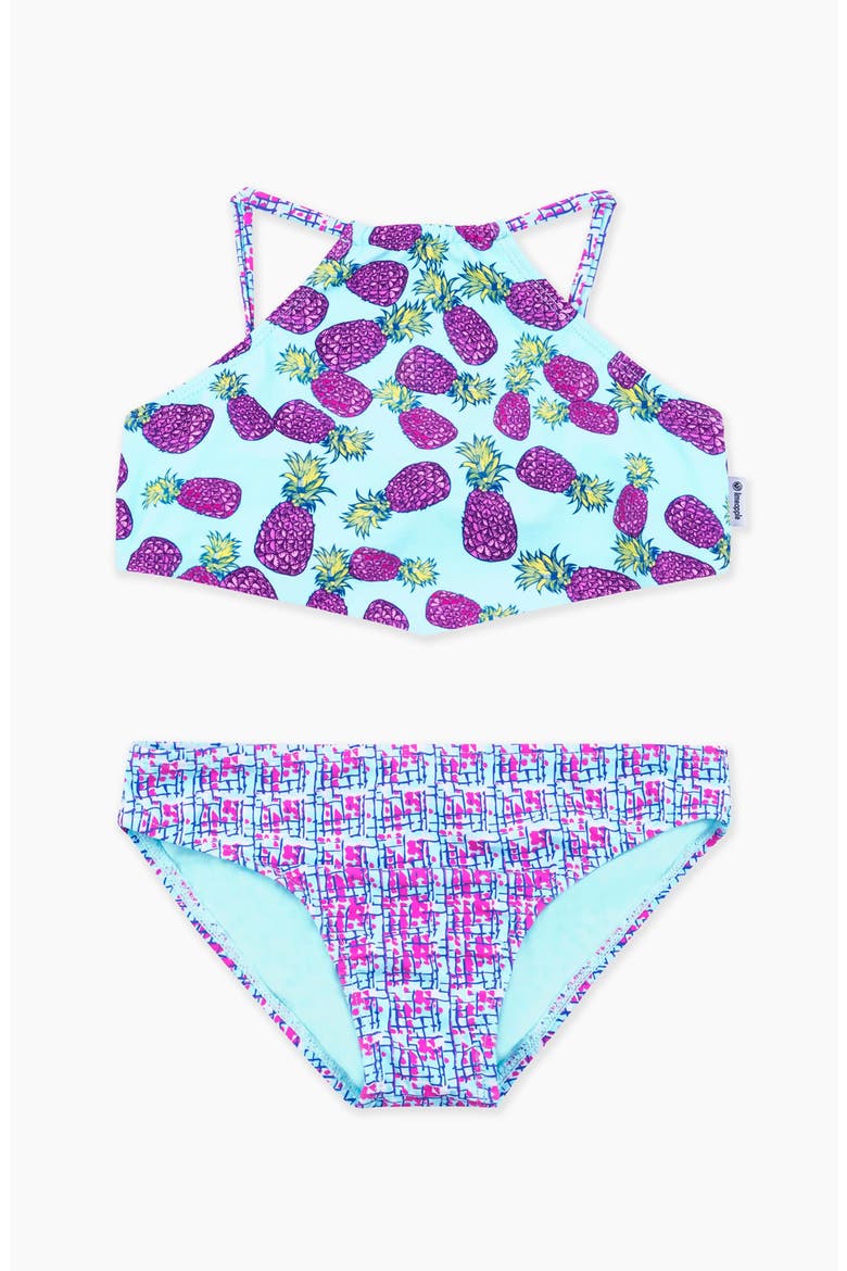 Pineapple Printed Tankini, Main, color, MULTICOLOR