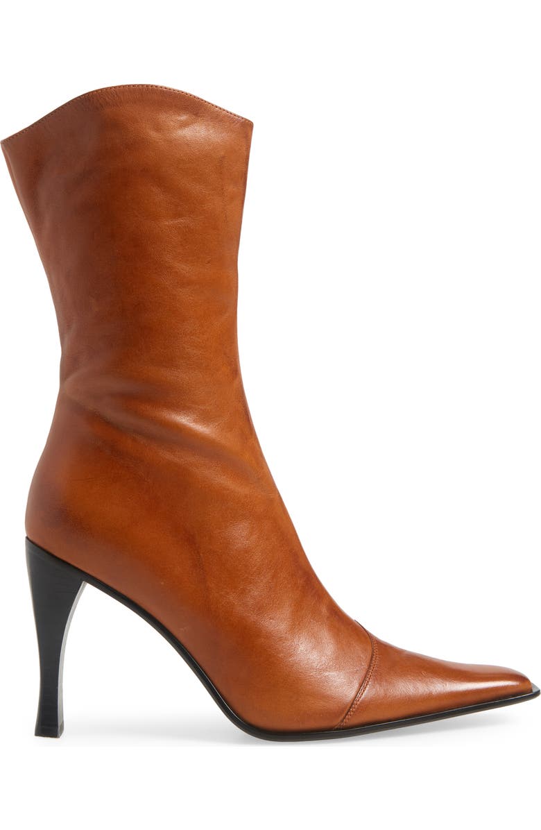 Jeffrey Campbell Be Bold Western Boot, Alternate, color, Tan Distressed