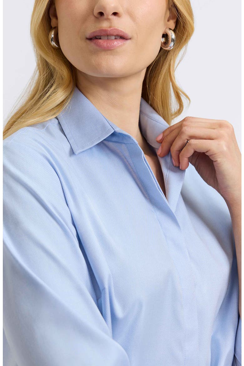 Beatrice Side Button Shirt, Alternate, color, SOFT BLUE