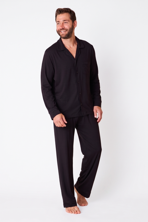 Classic Solid Jersey Knit Pajama Set