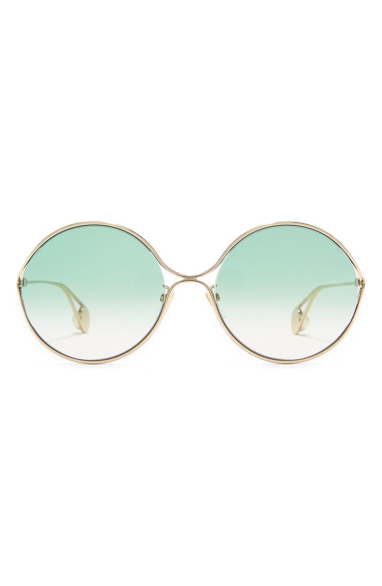 Gucci 60mm Round Sunglasses, Main, color,