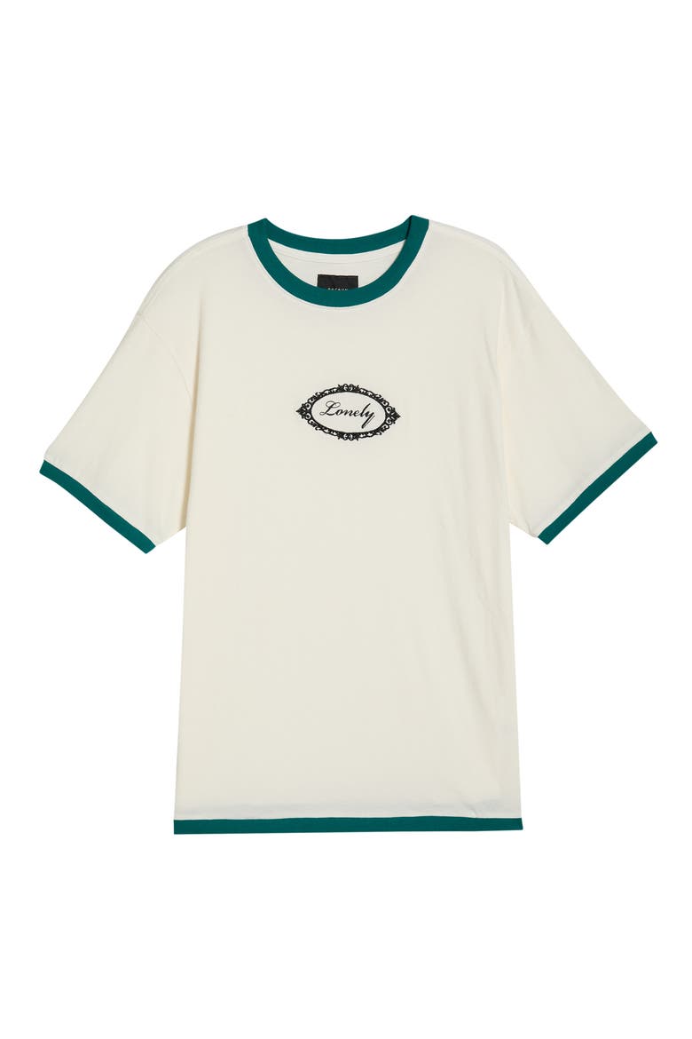 Lonely Ringer T-Shirt, Alternate, color, CREAM