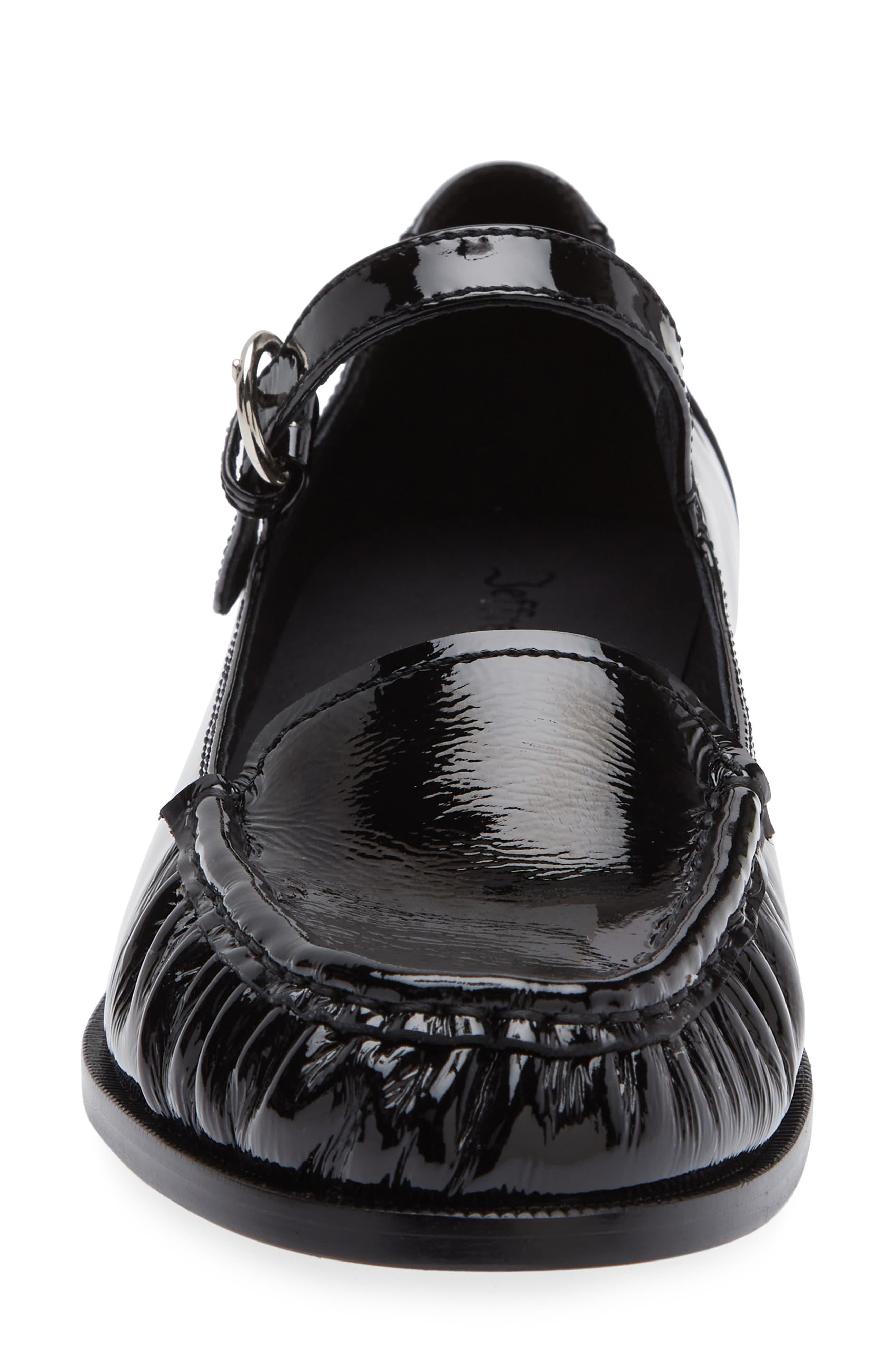 Jeffrey Campbell Lillith Mary Jane Flat, Alternate, color, Black Patent
