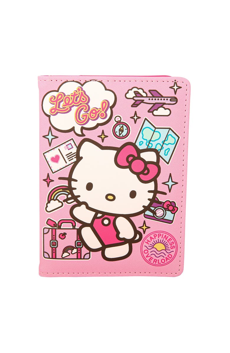 Hello Kitty Passport Holder, Main, color, Pink