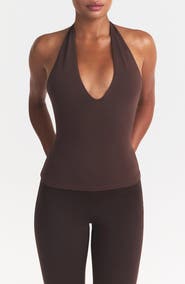 SKIMS Smooth Layer Halter Top