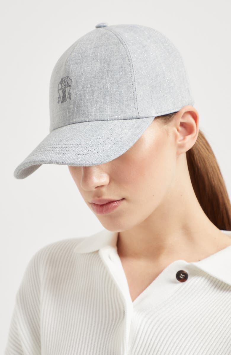 Brunello Cucinelli Baseball cap with logo, Alternate, color, 