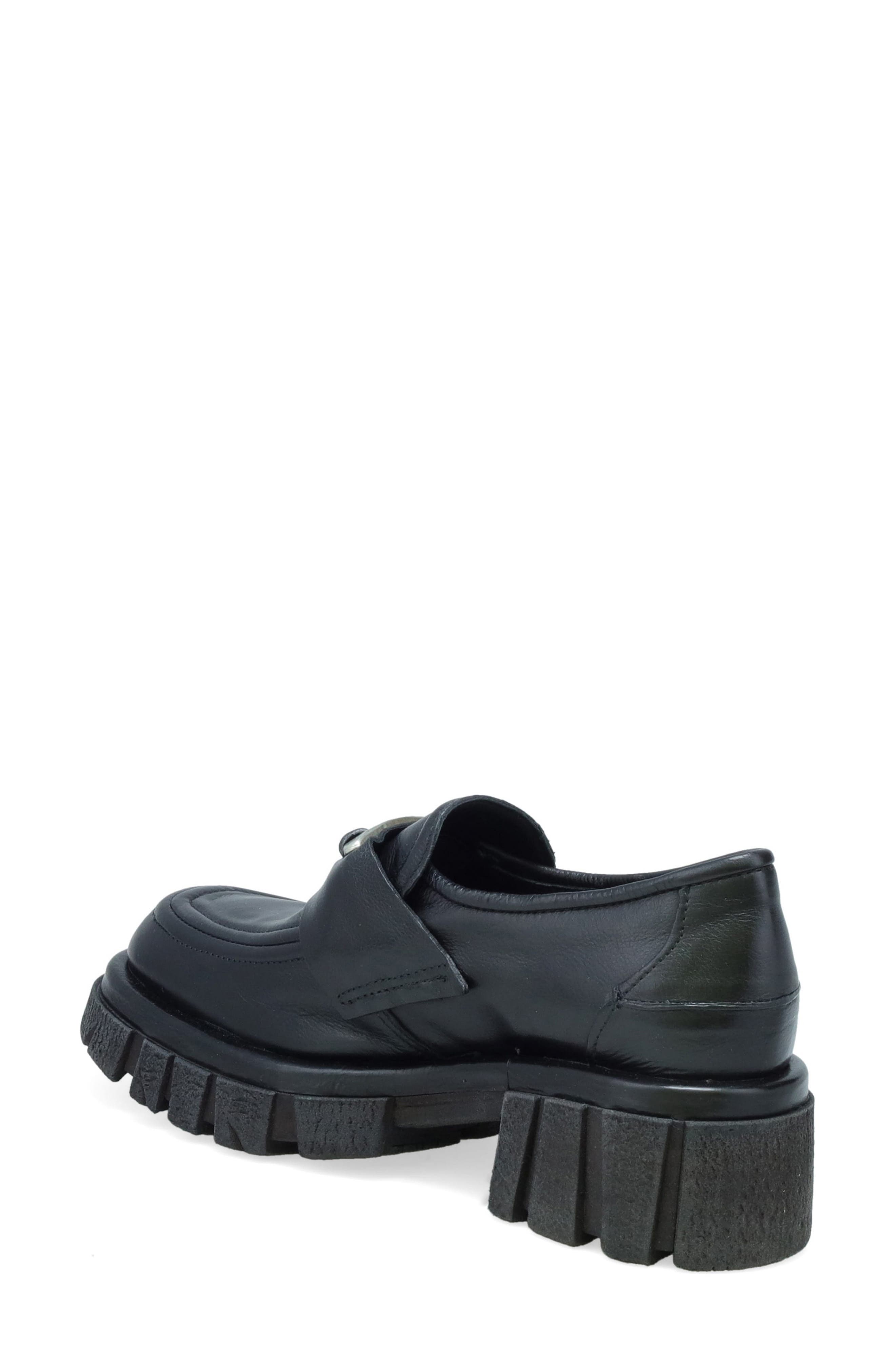 Harpie Lug Sole Oxford, Alternate, color, BLACK