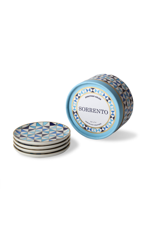 Jonathan Adler Sorrento Coaster Set In Multi