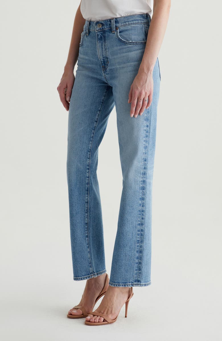 Brinley Mid Rise Classic Straight Leg Jeans
